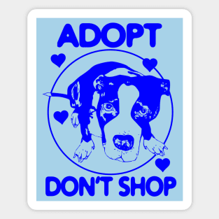 Adopt Don't Shop - Dog Rescue Magnet